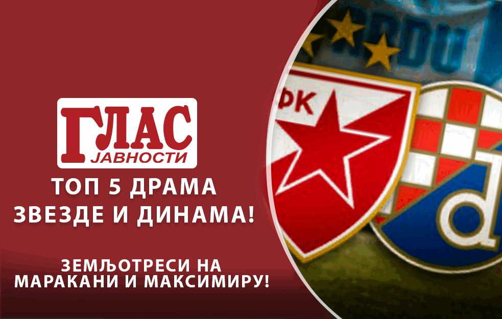 TOP 5 DRAMA ZVEZDE I DINAMA! ZEMLJOTRESI NA MARAKANI I <span style='color:red;'><b>MAKSIMIR</b></span>U! (VIDEO)
